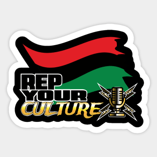 The Rep Your Culture Line: Black Pride Sticker